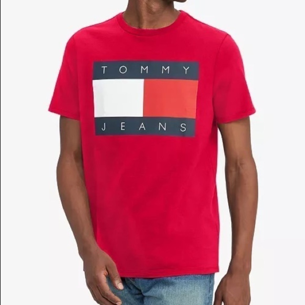 Tommy Hilfiger Mens Logo T Shirt - S